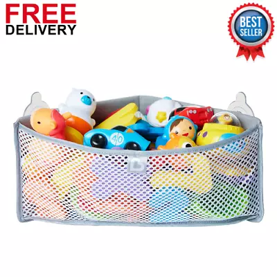 Large Kids Baby Bath Toy Tidy Organiser Bathroom Mesh Net Storage Bag Holder UK • £9.98