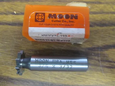 Moon NWKY75-332 HSS Key Seat Cutter 3/4  X 3/32 • $30