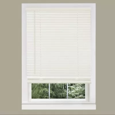 BNIB! Cordless Window Minds Mini Blinds 1  Slats Alabater Vinyl Blind 36” X 64” • $24.99