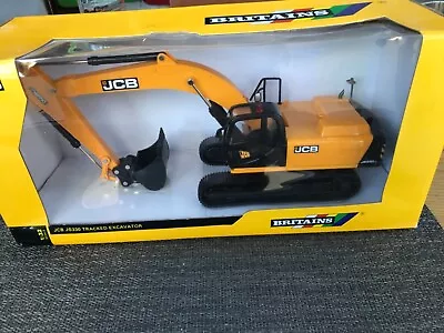 1:32 Britains 43044 JCB JS330 Digger Excavator In Box • £45