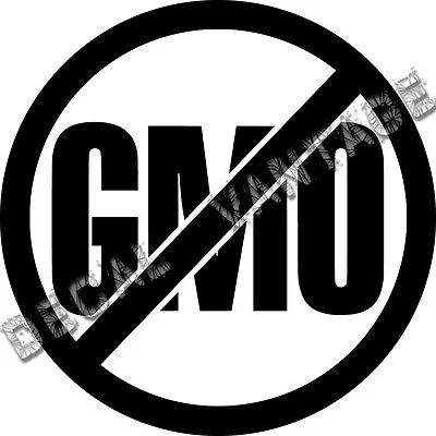 No GMO Vinyl Sticker Decal Genetically Modified Soy Food - Choose Size & Color • £2.42