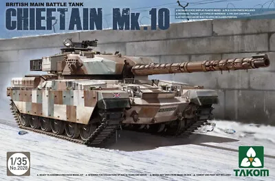 TAKOM 2028 1/35 British Main Battle Tank Chieftain Mk.10 • $26.38