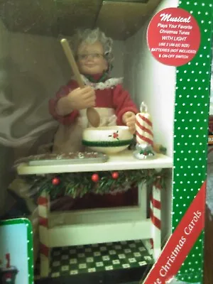 Mrs Claus .....light Up Musical Decoration  • $22