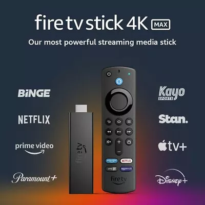 BRAND NEW - AMAZON Fire TV Stick 4K Max - Smart TV WiFi 6 Media Streaming Device • $62