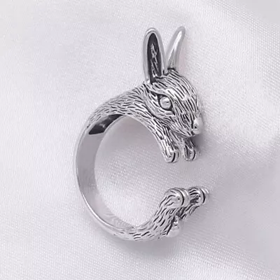 Adjustable Vintage Rabbit Rings Adjustable Open Alloy Material For Man • $14.11