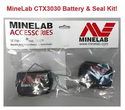 MINELAB CTX 3030 & GPZ 7000 Battery Seal O-Rings & Screw-On Cap 3011-0329 • $149