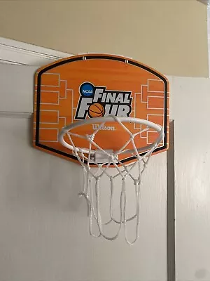 Mini NCAA Hoop Basketball Over Door Backboard Wilson Final Four • $9.99