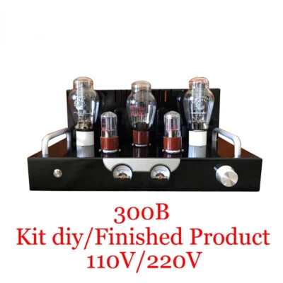 $445 • Buy 300b Vacuum Tube Amplifier Diy Kit Hifi Class A Audio Amplifier  8W*2 Vu Meter