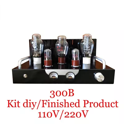 300b Vacuum Tube Amplifier Diy Kit Hifi Class A Audio Amplifier  8W*2 Vu Meter • $445