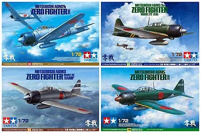 Tamiya 1/72 A6M Zero Family Of Model Kits Buyer's Choice • $14.99