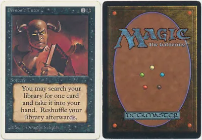 $99.19 • Buy MTG Magic - Demonic Tutor - Unique - Unlimited  