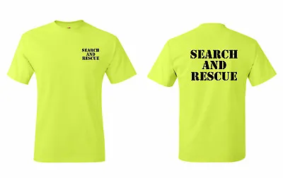 Search And Rescue  Emergency Recovery Team T-shirts S-5XL Sizes • $13.99