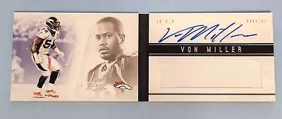 Von Miller 2012 Panini Playbook Rookie Autograph Book On Card Auto Patch /349 • $104.99