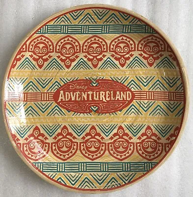 Disney Adventureland Enchanted Tiki 9  Bamboo Plate Menehune Parks Exclusive • $30.50