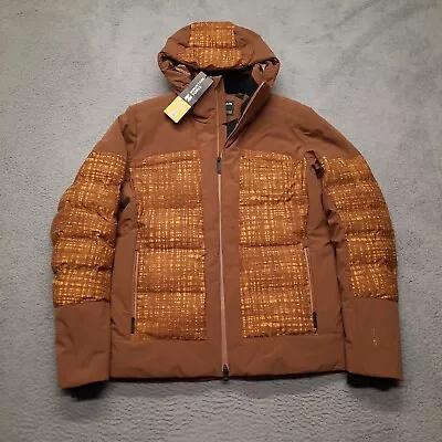 Mountain Force Men's Ridge Puffer Jacket Coat Size Large 52 Brown Full Zip Coat • $179.95