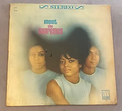 THE SUPREMES Meet The S Vinyl LP 1965 In Shrink Motown MS 606 Stereo Diana Ross • $34.99