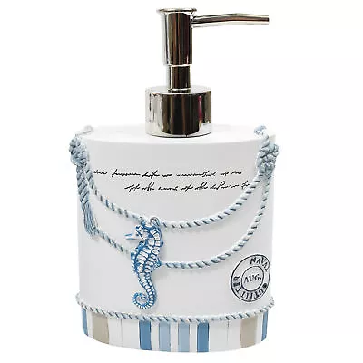 Beach Life Bath Accessory Collection Bathroom Lotion/Soap Dispenser • £16.49