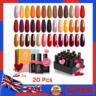 £19.99 • Buy Beetles Gel Nail Polishes 20 Pcs Gel Nail Polish Set Fantasyland Valentine