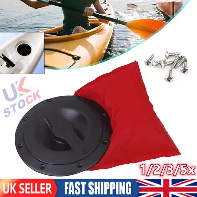1-5x38mm Deck Plate Boat Marine Kayak Canoe Storage Bag Cover Kit Hatch Cover UK • £14.59