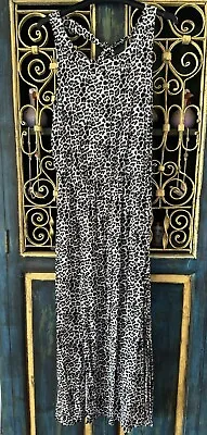 Serra Size 12 Leopard Print Maxi Dress. Splits Both Sides. Exc Cond. • $2