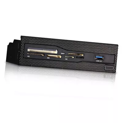 Media Multi-Function Dashboard PC Front Panel 5.25  Internal  V3D1 • £14.37