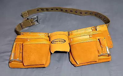 McGuire-Nicholas Leather Tool Belt Multi-Pocket Apron; Never Used • $50