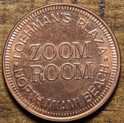 North Miami Beach Florida FL Loehman's Plaza Zoom Room Amusement Arcade Token • $9.99