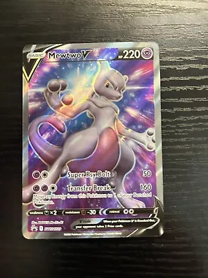 $0.99 • Buy Mewtwo V SWSH229 Pokemon Sword & Shield Black Star Promo - Pokemon GO ETB “A 