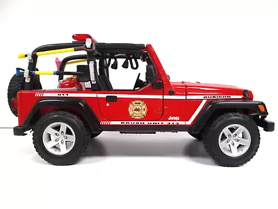 Maisto - 2001-2006 Jeep Wrangler Rubicon 4x4 Brush Fire Unit - 1/18 Diecast • $27.95