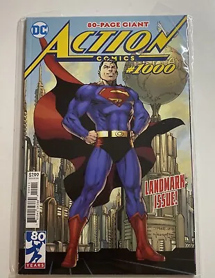 Action Comics #1000 Main Cover 2018 DC Superman • £5
