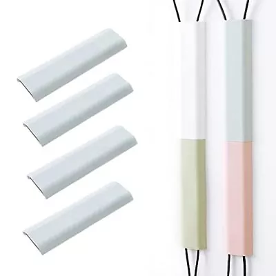 Cable Concealer On-Wall Cord Cover Raceway Kit 4 PCS Paintable Channel To Grey • $13.65