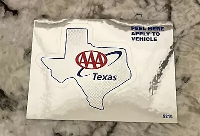AAA Texas Automotive Reflective Sticker Decal - New - ON HAND • $4.29