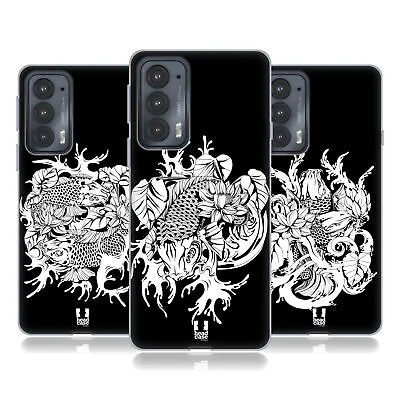 Head Case Designs Black And White Koi Fish Tattoo Gel Case For Motorola Phones 2 • $14.95