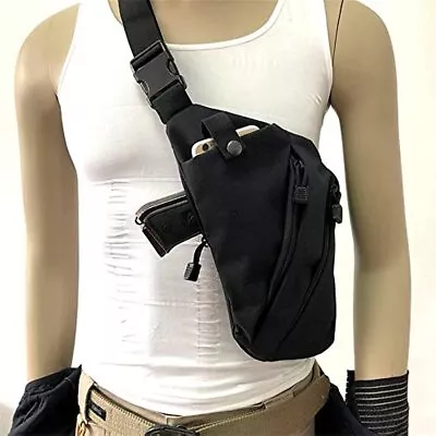 Conceal Carry Bag Travel Close-Fitting Anti-Theft Waist Bag Shoulder Bag For Men • $13.98