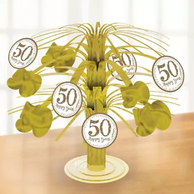 Golden Wedding Table Centrepiece Party Decoration 50th Anniversary Table Decor • $4.99