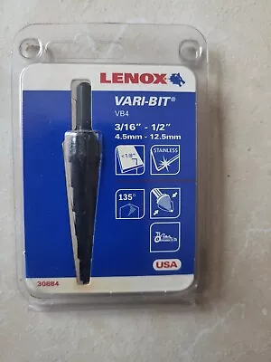 Lenox Vari-bit Vb4 Step Drill Bit  3/16  - 1/2  1/4   #30884 • $25