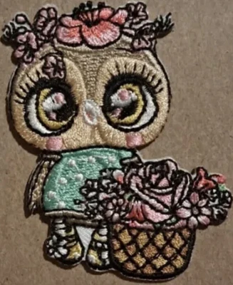 $6 • Buy Owl Embroidered Iron On Patch