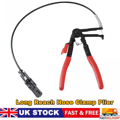 Professional Hose Clip Plier Long Reach Car Radiator Hoses Clamp Removal Tool • £10.99