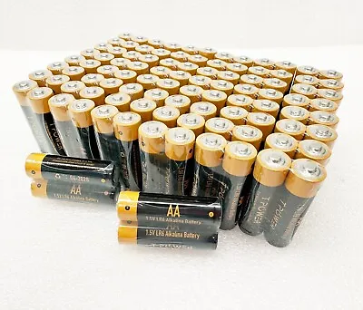 120pcs Tpower 1.5V AA Alkaline Battery Nipple Top LR6 Alkaline Batteries Non Rec • $59.99