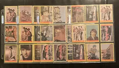 LOT OF 45 - THE MONKEES - TV SERIES TRADING CARDS - Raybert Prod. 1967  • $49.99