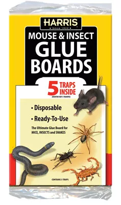 HARRIS GB-5 Glue Board - 2 Pack (10 Traps) • $10.49