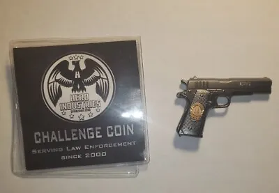 LAPD Los Angeles Police Challenge Coin 45 Cal Pistol Handgun • $40