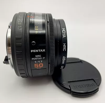 SMC PENTAX-F 50mm F/1:1.7 Macro Lens Japan Made K Mount Excellent Ships Free • $95