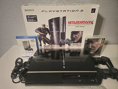 Sony PlayStation 3 Metal Gear Solid 4: Guns Of The Patriots 80GB Piano Black PS3 • $400