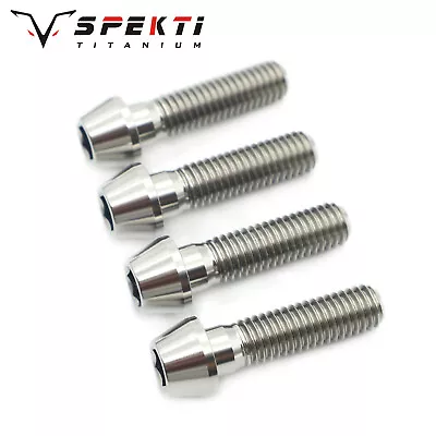 Spekti Titanium M10x1.25 Taper Head DIN912 Motorcycle Brake Caliper Bolts • $4.15