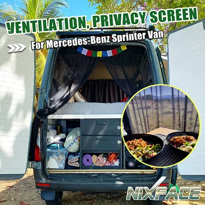 Magnetic Fly Screen For Campervans Bug Screen Mosquito Net For Rear Van Door New • $79.99