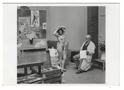 Brassai Postcard - Henry Matisse - Nude Model Sketch Artist - Paris C.1939 • $20