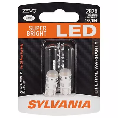 SYLVANIA ZEVO 2825 T10 W5W White LED Bulb (Contains 2 Bulbs) • $21.30