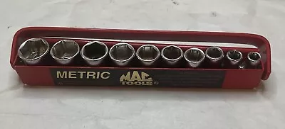 Mac Tools Metric 6 Point 1/4  Drive Socket Set 5mm-14mm W/tray MT3Y • $129.99