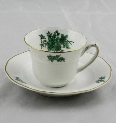 $12.95 • Buy Vista Alegre VA Portugal Green Flower Demitasse Cup & Saucer Multiple Available